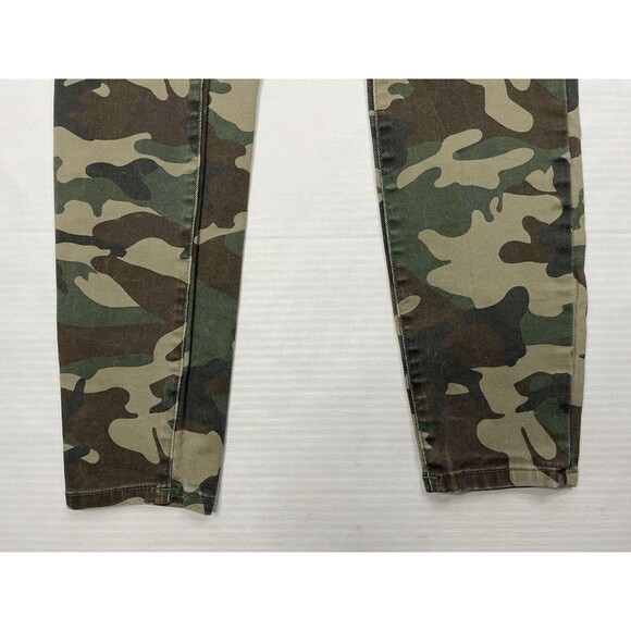 True Religion Women 30 Jeans Jennie Curvy Skinny Stretch Camo Military Urban Y2K - Picture 4 of 16